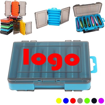 Waterproof Fishing Lure Storage Box w/ Secure Compartments