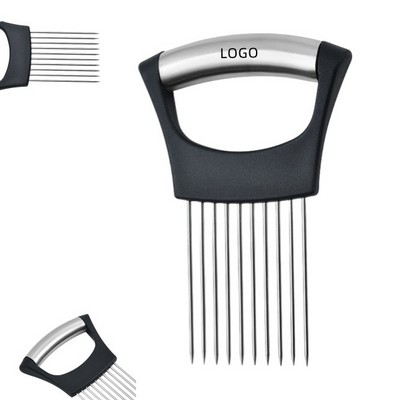 Stainless Steel Onion Holder For Slicing