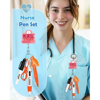 Retractable Nurse Pen Set