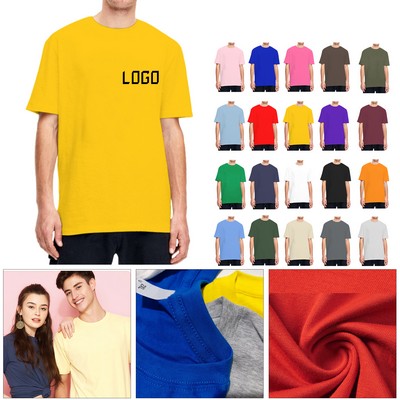 Unisex 160GSM Short Sleeve Cotton T-Shirt