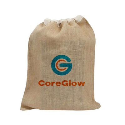 Juniper Jute Drawstring Backpack