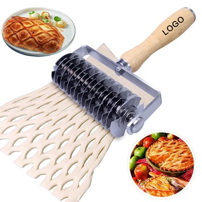 Stainless Steel Dough Lattice Roller Cutter for Pie Pizza Bread Pastry