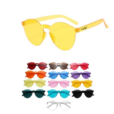 Frameless Candy Color Sunglasses