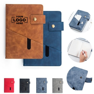 Hardcover A5 Business Notebook With Front Pocket