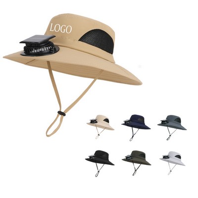 Solar Fan Outdoor Fishing Hat