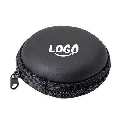 EVA Round Earphone Case