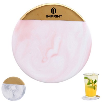 Real Marble Absorbent Coasters For Drinks