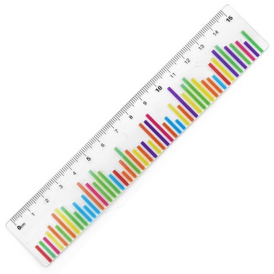 Colorful Bar Chart Design Ruler