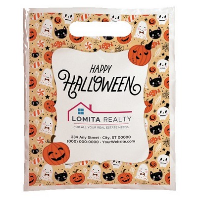 Halloween Scatter Design 3 Plastic Bag (7.5" x 9")