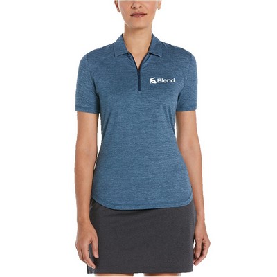 Ladies Double Knit Polo Shirt