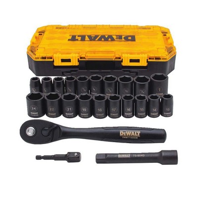 DeWalt 23Pc 1/2" Drive Combination Impact Socket Set
