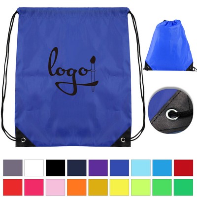 210D Polyester Drawstring Backpacks