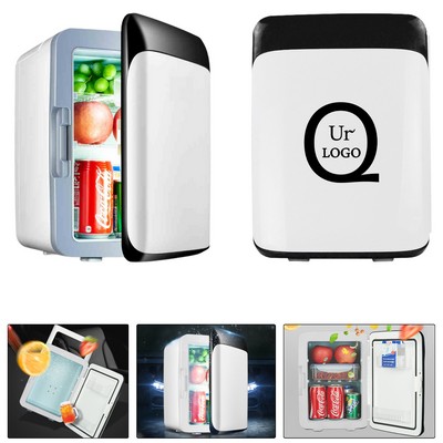 Grey Black 10L Mini Fridge