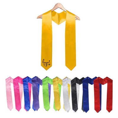 60" x 5" Unisex Graduation Sash Honor Stole Full Color