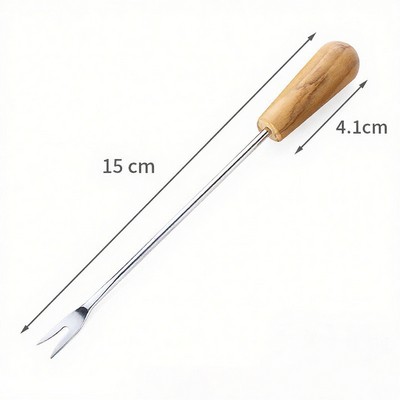 Olive Wood Fruit & Dessert Fork