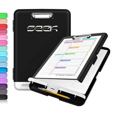 A4 Clipboard With Pen Holder Low Profile Clip