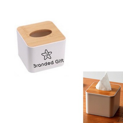 Wooden Cover Paper Box