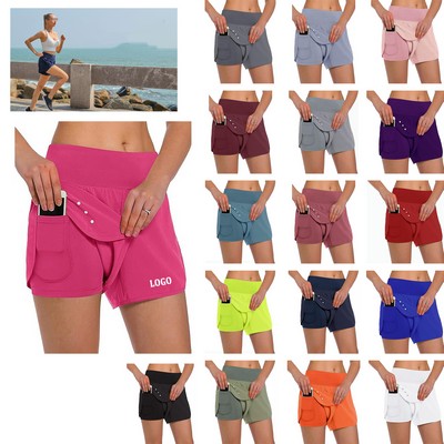 Women's 2 in 1 Running Shorts