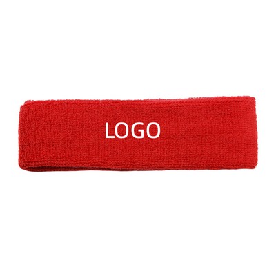 Terry Cloth Sports Headband