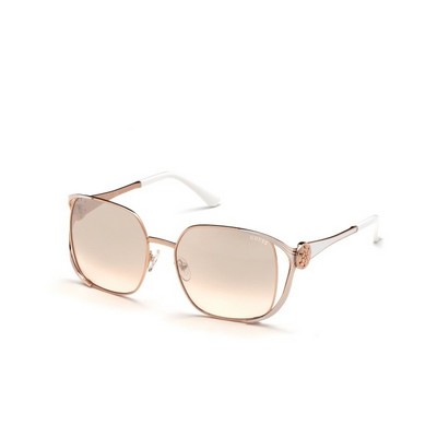 Rose Gold Geometric Sunglasses