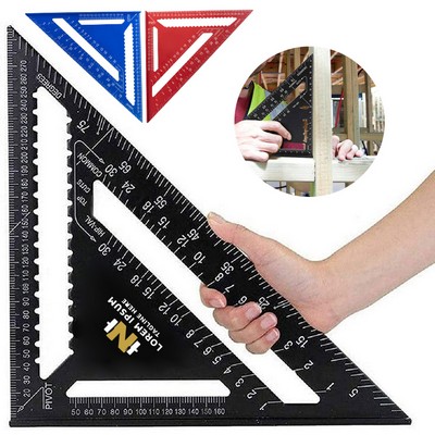 7" Carpenters Aluminum Rafter Square