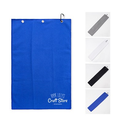 Tri-fold Golf Towel