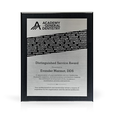 Graphite Words of Appreciation Plaque, 10.5" x 13"