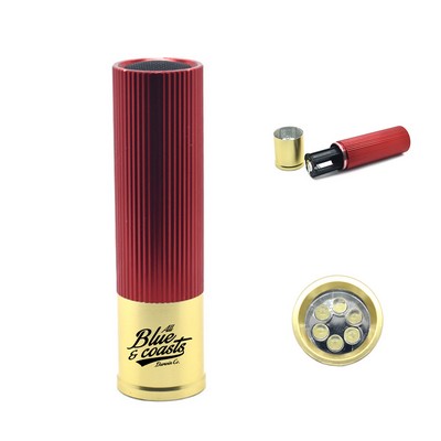Gauge Shotgun Shell LED Flashlight