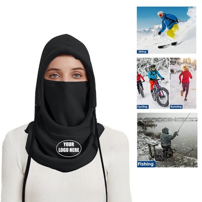 Cycling Skiing Warm Hooded Balaclava Neck Warmer