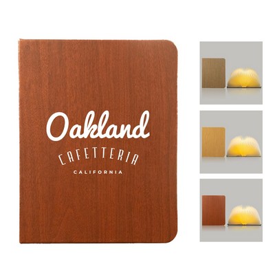 Folding Rechargeable Wooden Table Lamp