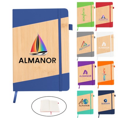 Bamboo Journal With Pen Loop