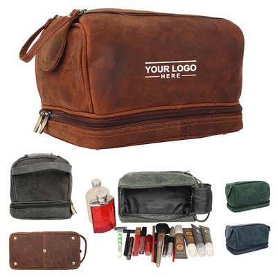 Leather Toiletry Bag
