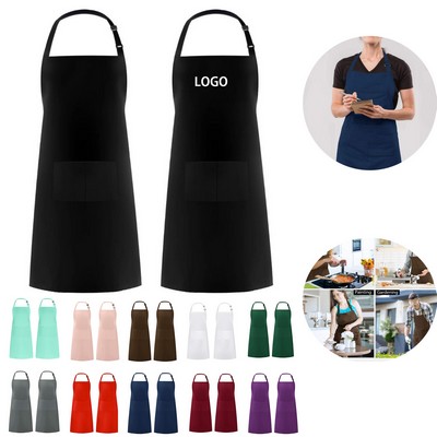 Adjustable Water Resistant Kitchen Bib Apron