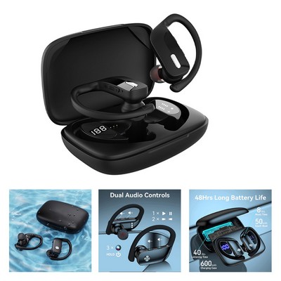 Wireless Workout Earphone with Earhook