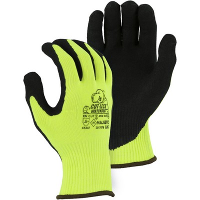 Majestic 35-7676 Cut-Less Watchdog® Knit Glove w Sandy Nitrile Palm