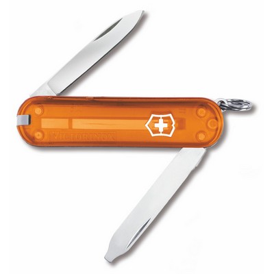 Escort 6 Function Swiss Army Knife - Fire Opal (Orange Translucent)