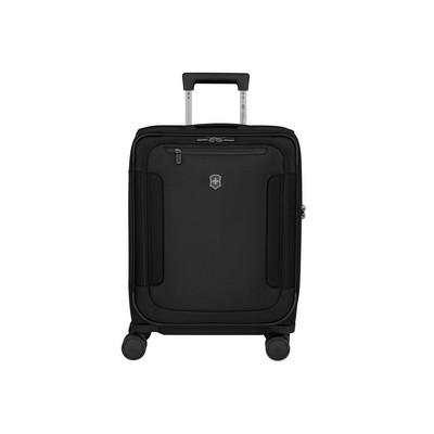 Werks Traveler 7.0, Global Carry-On, 8-Wheel Softside Expandable Cabin Case, Black