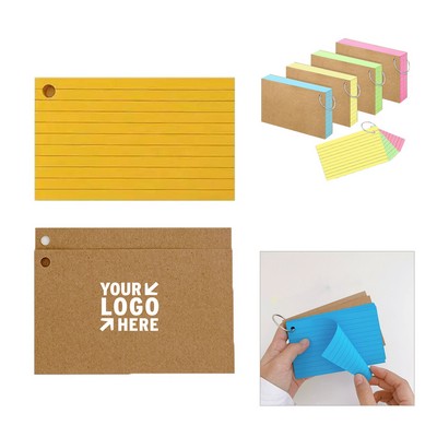 Double Sided Lined Index Card