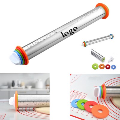 Adjustable Thickness Stainless Steel Rolling Pins