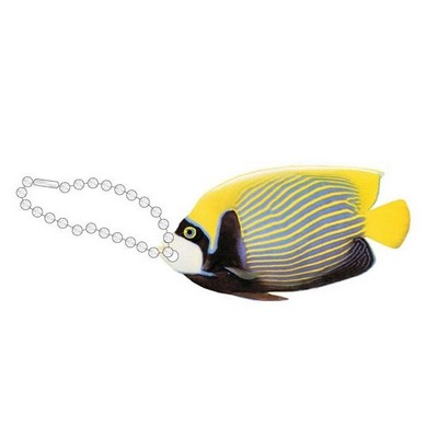 Tropical Fish Promotional Line Key Chain w/ Black Back (6 Square Inch)