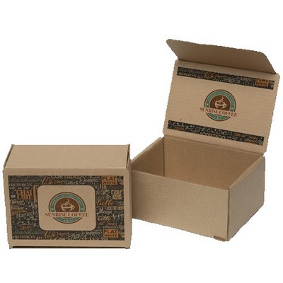Full Color Natural Display Mailer Box (8"x 6"x 4") (Lid Inside)