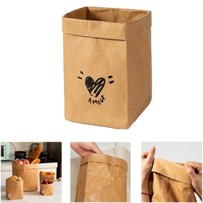 4" x 6" Washable Thickened Kraft Paper Bag