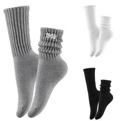 Women's Scrunch Crew Socks