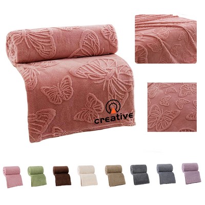 Butterfly Flannel Cozy Blanket
