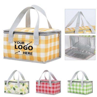 600D Oxford Insulated Picnic Tote Bag W/ Aluminum Lining