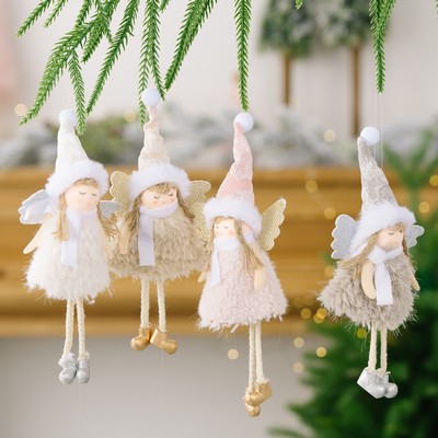Christmas Decoration Pink Angel Girl Hanging Ornament Tree Pendant