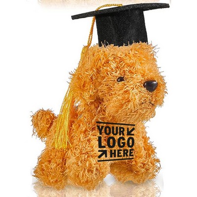 Graduation Stuffed Animal Dog