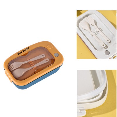 Wheat Straw Lunch Box With Utensils