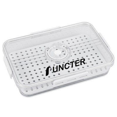 Small PET Large Capacity Leak Proof And Moisture Proof Lock Cigar Box