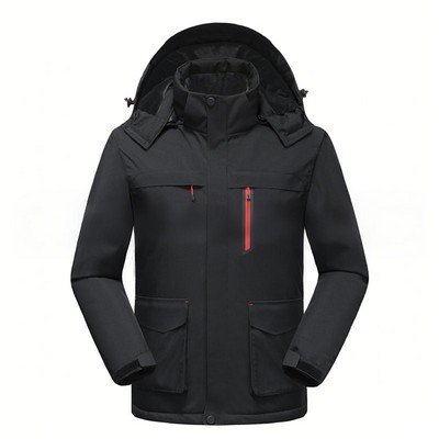Men Intelligent Heating Three Zone Hard Shell Jacket
